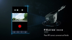 Dash Cam. Verborgen type Front View Camera, 6 lagen glazen lens.