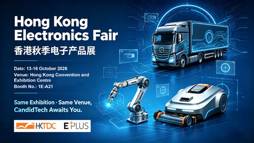 Het laatste nieuws van het bedrijf over CandidTech debuteert met uitgebreide AI-visieoplossingen op de Hong Kong Electronics Fair 2026