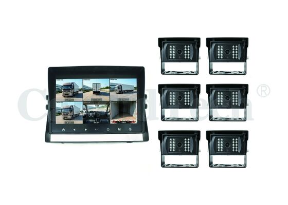 Goede prijs 6-kanaals AI-voertuigbewakingssysteem met 10,1 inch HD IPS LCD en 512 GB SD-kaartopname voor vlootbeveiliging online